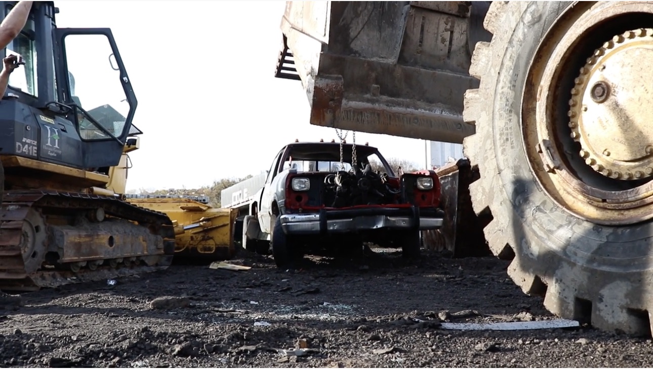 Heavy Duty Engine Swap: Shoving A Dodge’s Cummins Into A Komatsu Bulldozer!