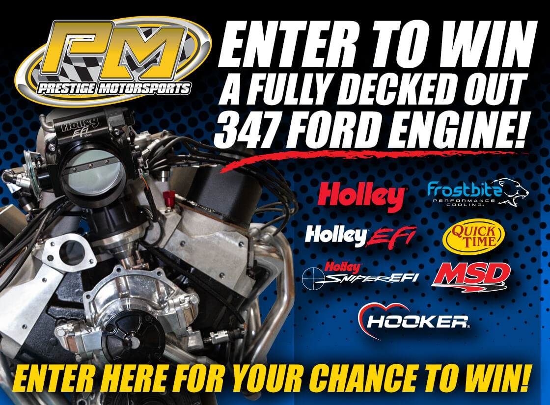 You Can Win This Stroker Small Block Ford From Holley And Prestige Motorsports! Sign Up Now!