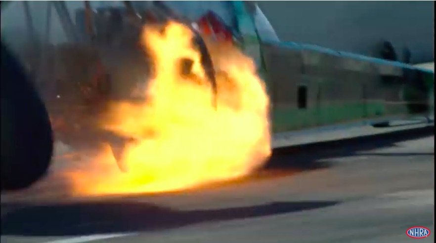 Flamin’ Videos: It Was A Tough Weekend To Be A Top Fuel Engine In Dallas – A Couple Of Flaming Boomers Here