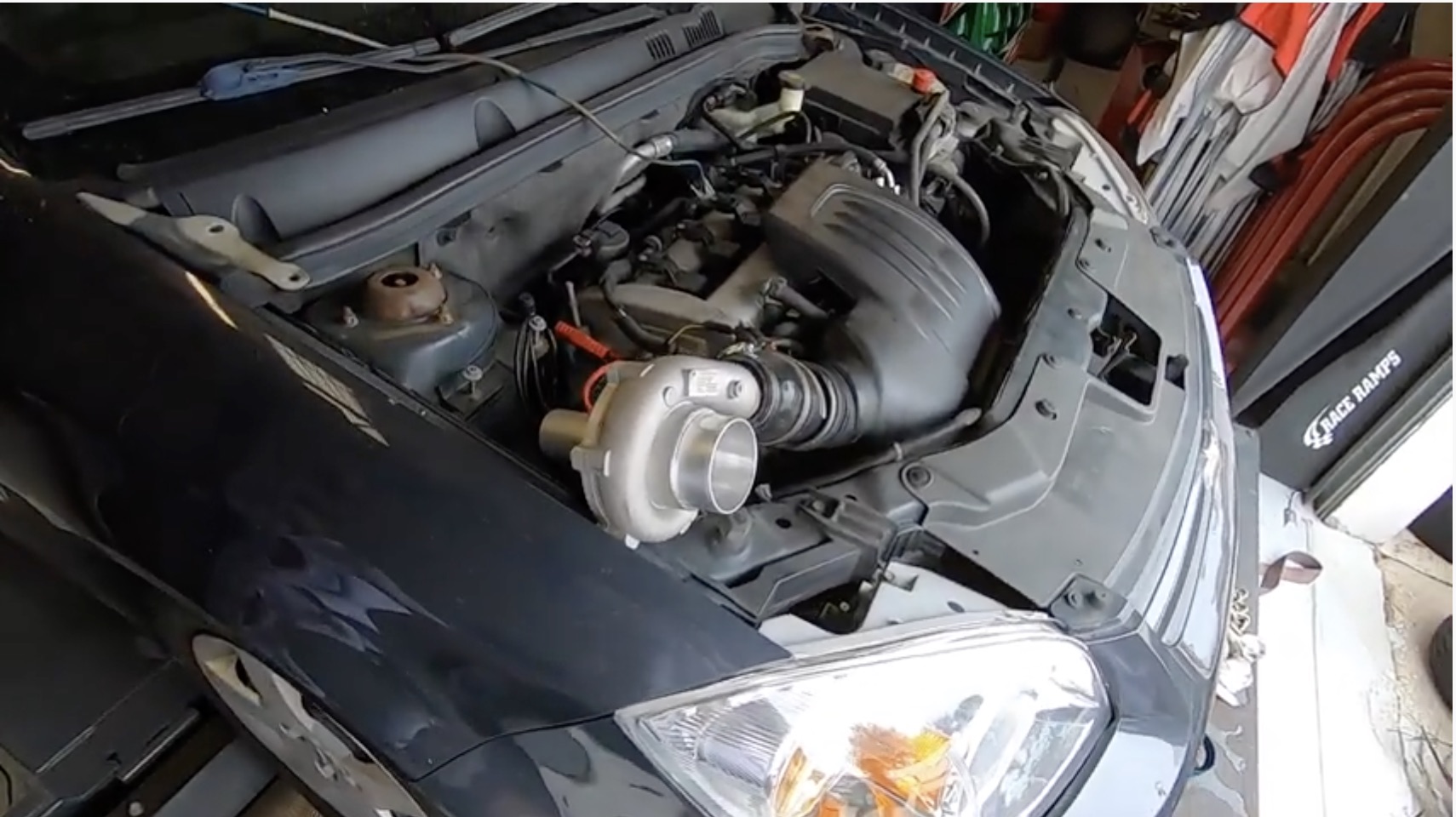 Push-Button Power: Cleetus Tests Out An On-Demand Electric Turbocharger!