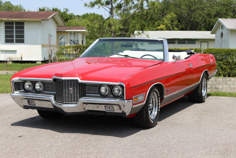 Red Sled: 1971 Ford LTD 429 Convertible – Merry Christmas, Indeed!