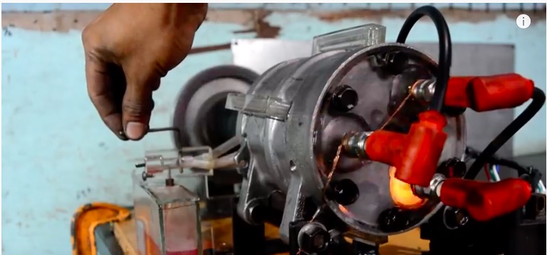 Amazing Video: Watch A Guy Turn An Automotive Air Conditioning Compressor Into A Running 3-Cylinder Engine!