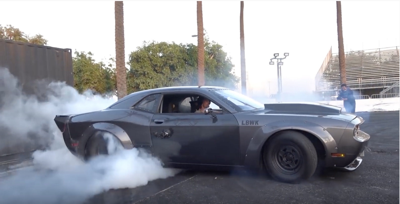 Morning Symphony: A Very Angry Wide-Body Dodge Challenger!