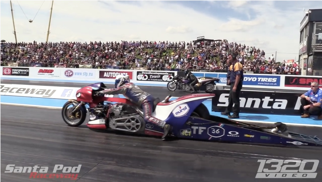 The Truly Mental: Drag Bikes At Santa Pod Raceway