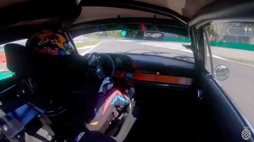 Sideways and Flying! Monza Plus Porsche 911 Race Car Plus Talent Equals Epic Video