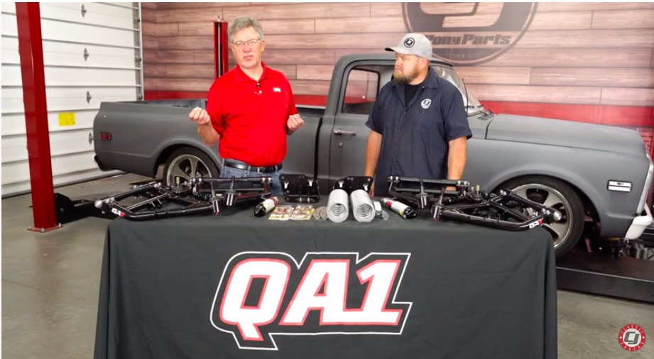 Truck Suspension Tech Video: Check Out The Install Of QA1s Complete Single Adjustable Coil-Over Suspension On A 1970 C10!