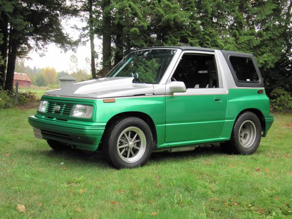 Like A Nitroglycerin Pill: 1989 Geo Tracker With A Blown Small-Block Underhood