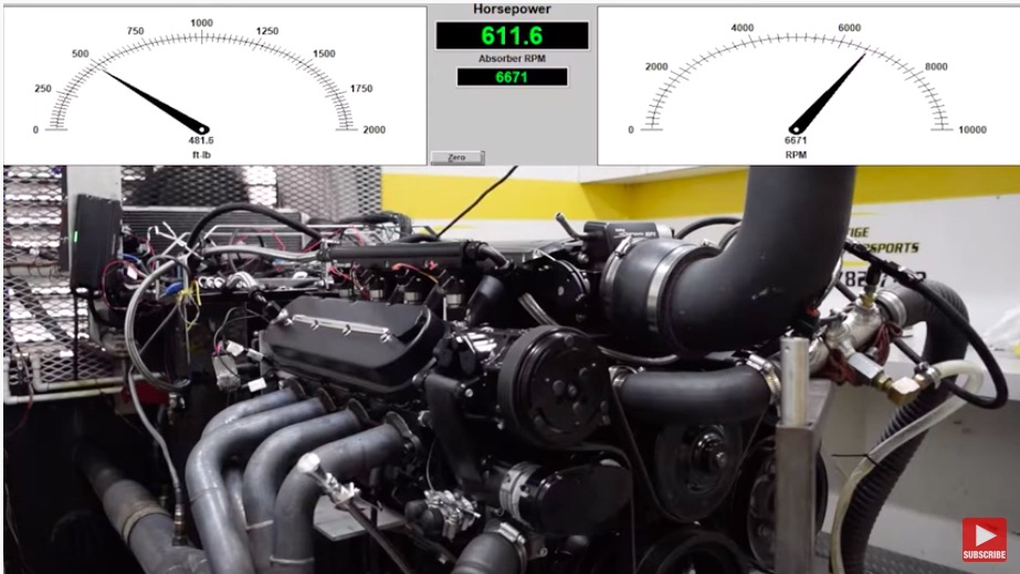 Cubes Are Good: Watch This 441ci LS7 Make 612hp At 6,500RPM On The Dyno