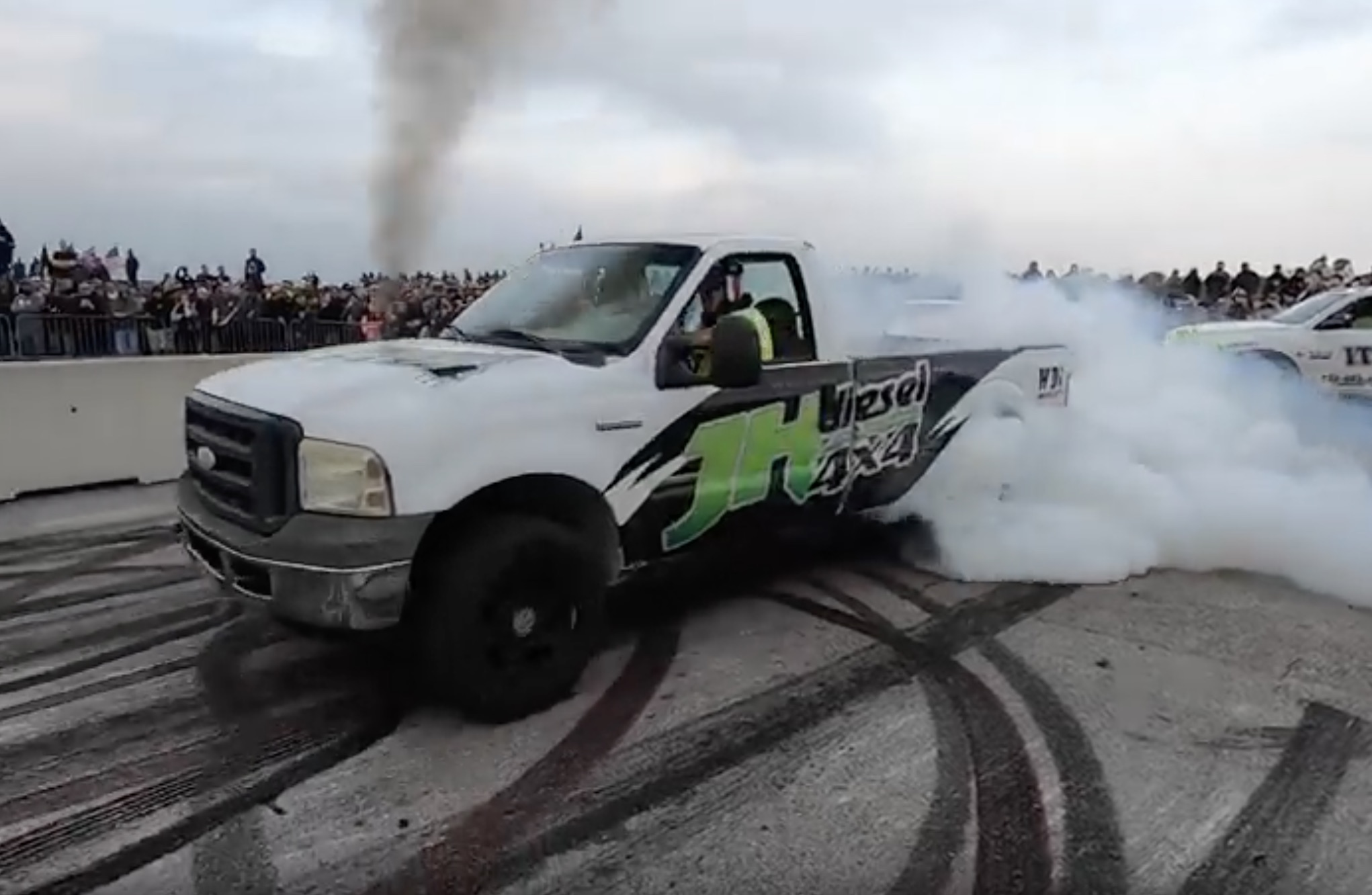 American Skidpad Practice: Cleetus And Cars Houston Burnout Footage!