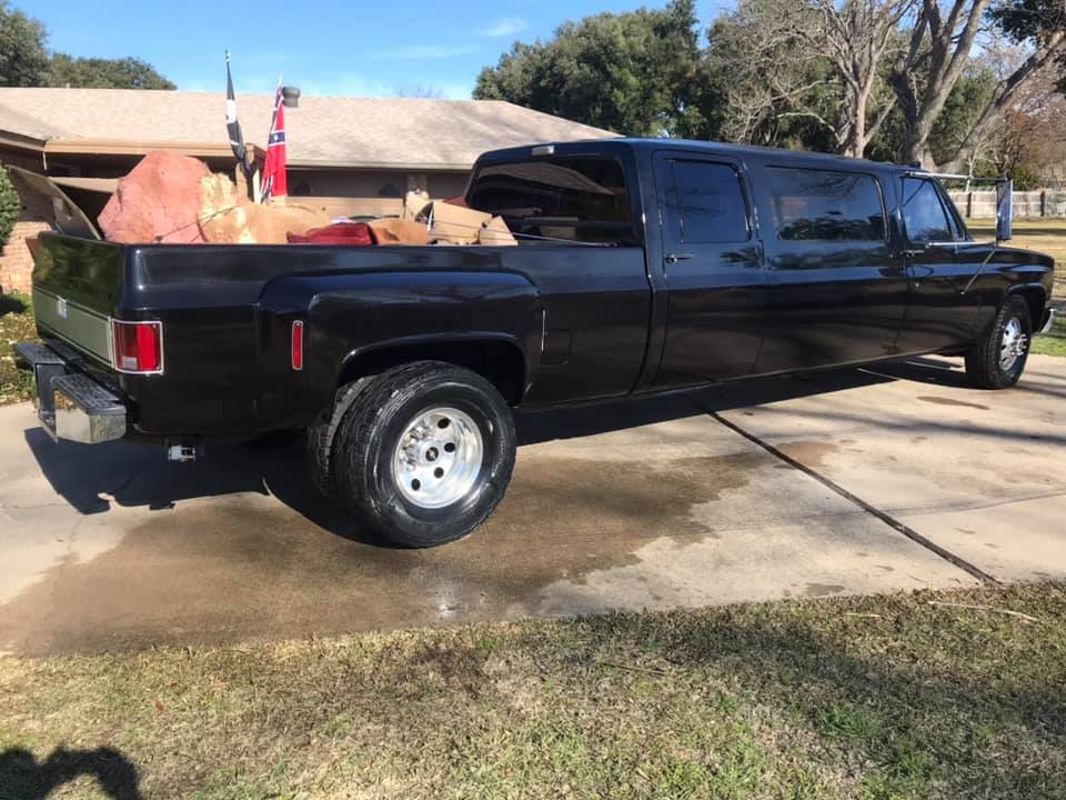 This Square Body Crew Cab Dually Is Stretched Perfection