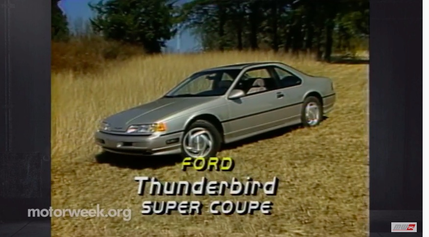 Video: The 1989 Ford Thunderbird Super Coupe Was A Rare Occasion Of Too Much Being Enough