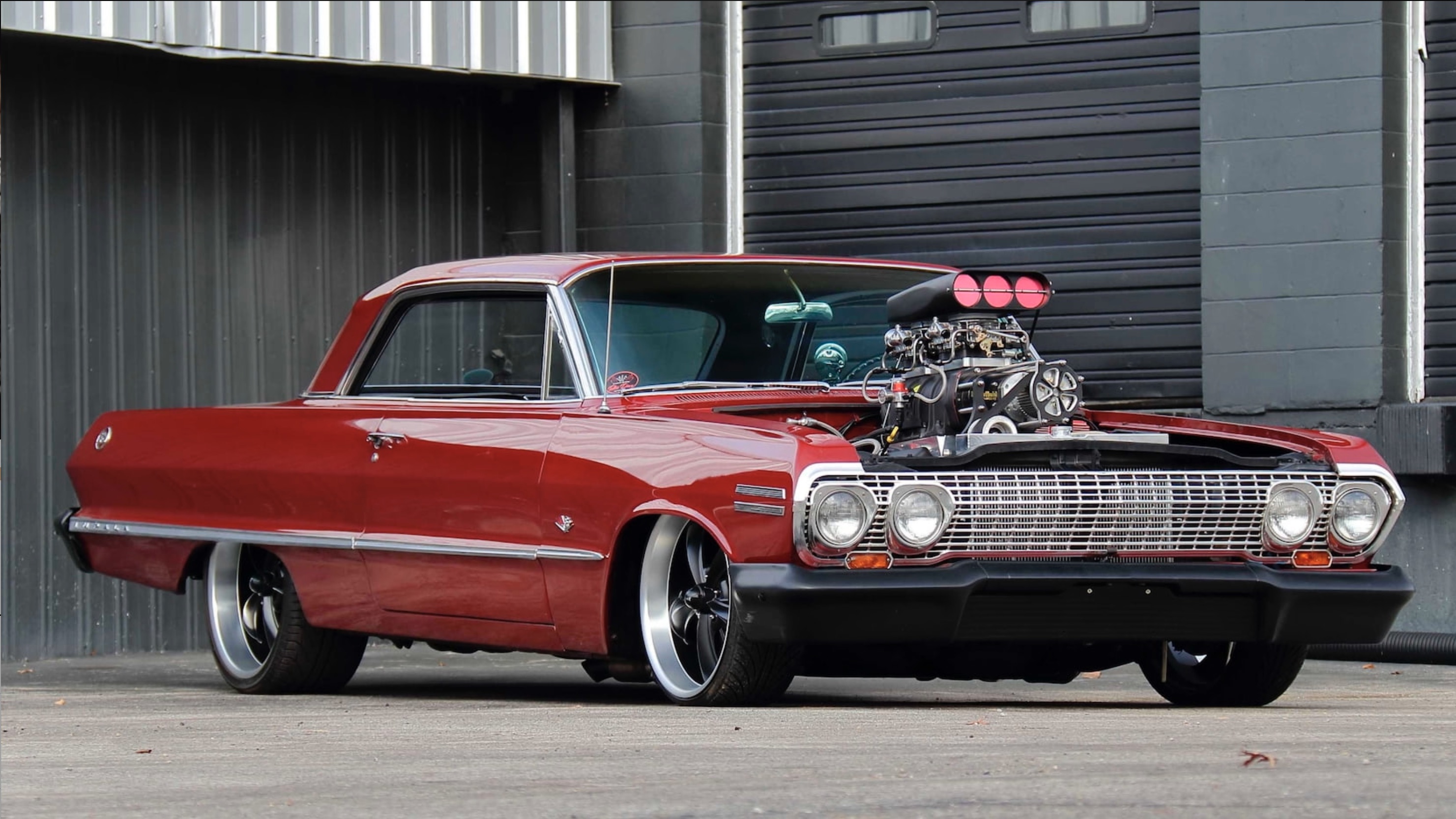 1963 chevy impala lowrider 4 door