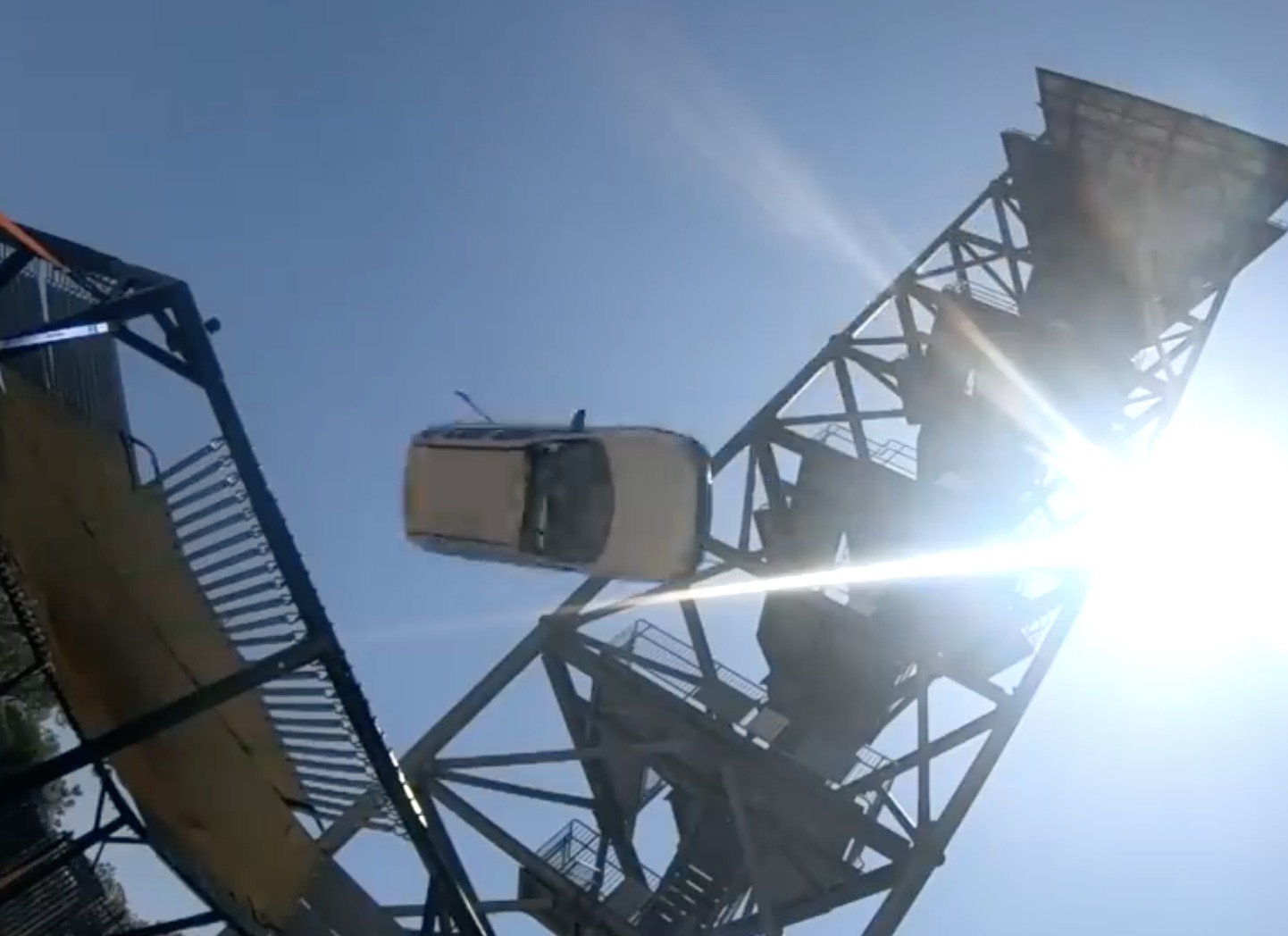 Gravity Is Fun A Trampoline For A Car Looks Absolutely Amazing!