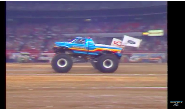 Old School Monster Truck Video: Watch Bigfoot 8 Take Care Of Business At The Houston Astrodome In 1991