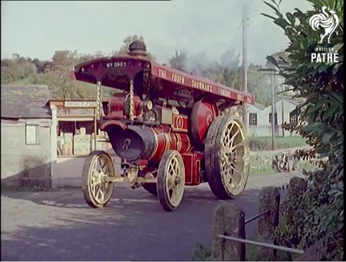 Back In 1960 England You Could Cruise Your Steam Traction Engine To The Store, Slowly