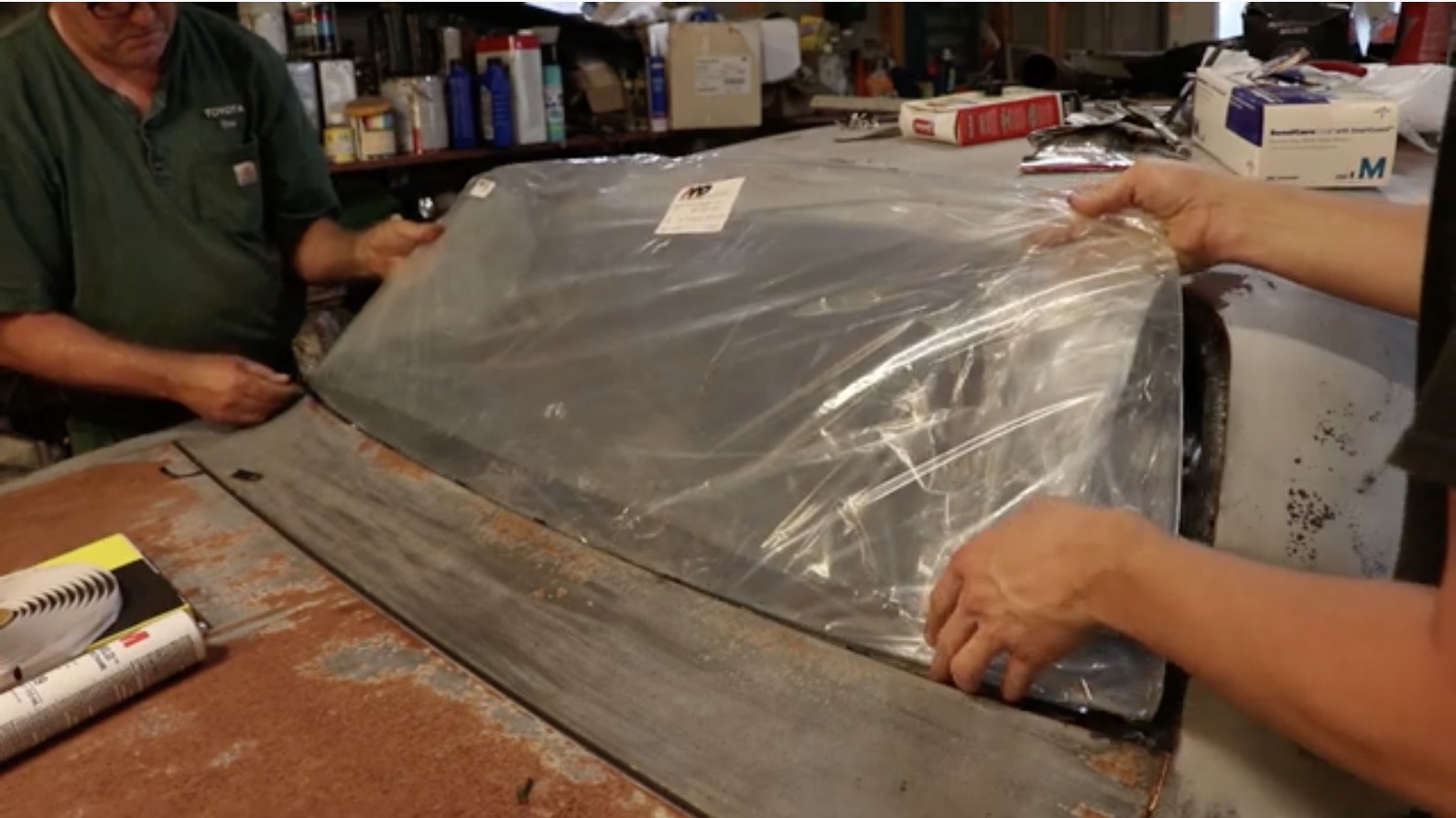 The Challenger Revival, Part 15: Window Trim And Glass Installation