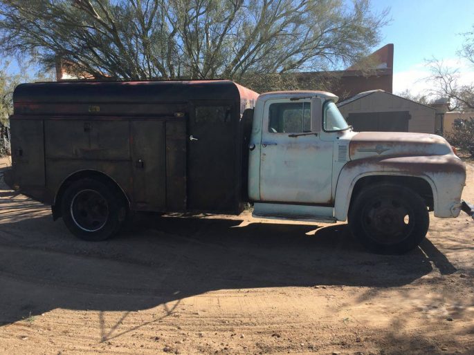 Beautiful Beast Of Burden: This 1956 Ford F-100 Has An Amazing Utility Body And Is Weathered Perfectly