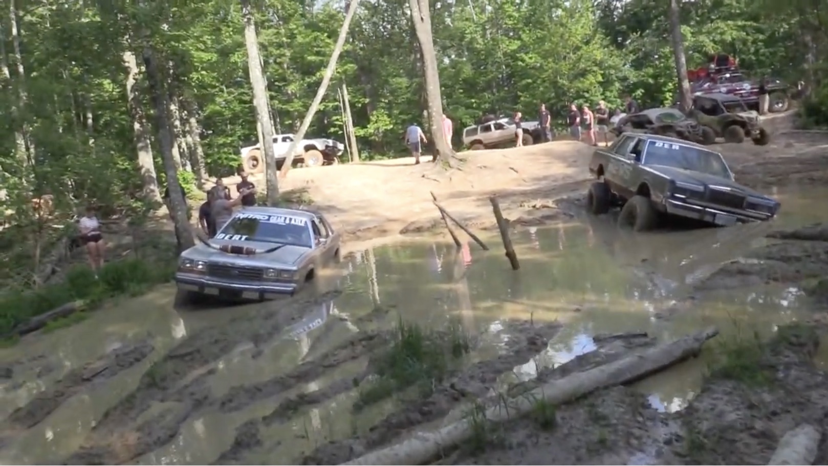 Mall Cruiser Or Mud-Bogging LuxuryLiner? Bogging In Trars In The Woods!