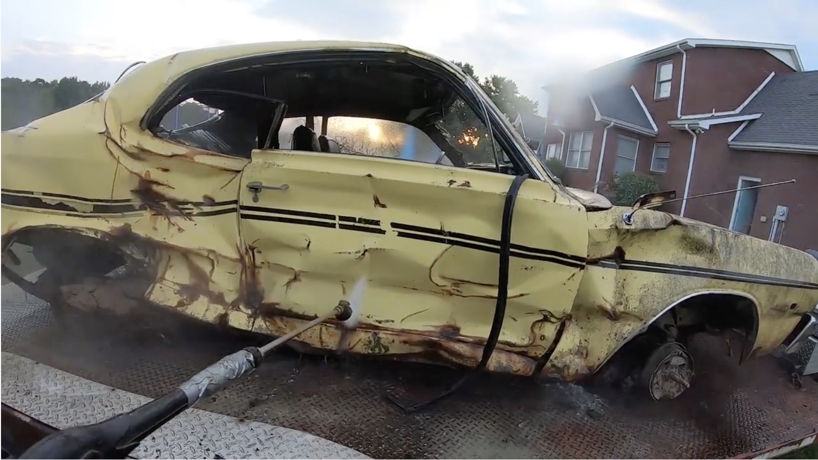 Preparing For The Final Goodbye: Giving A Destroyed Dart Sport A Final Cleaning