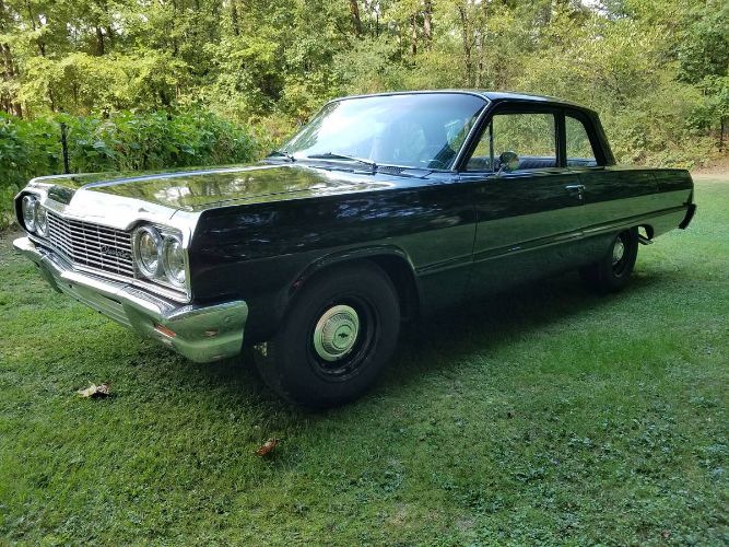 No Frills Fun: This 1964 Chevy Biscayne Has A Four-Speed, A 283, and Nice Black Paint