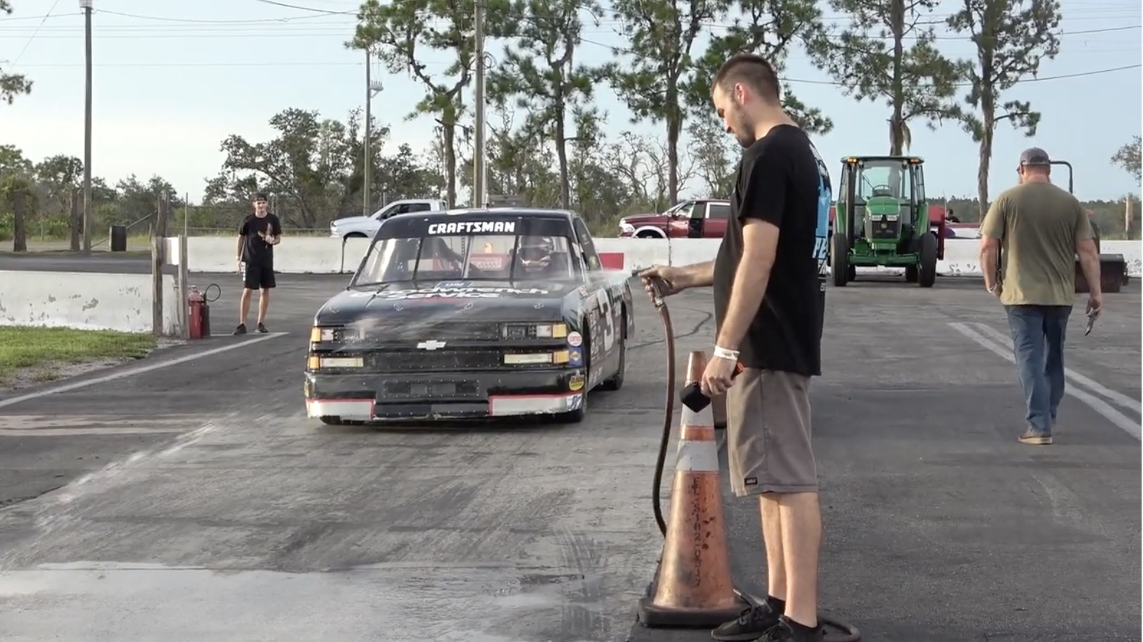 NASCAR Nitrous Party: Cleetus Takes The Dale Truck To The Dragstrip!