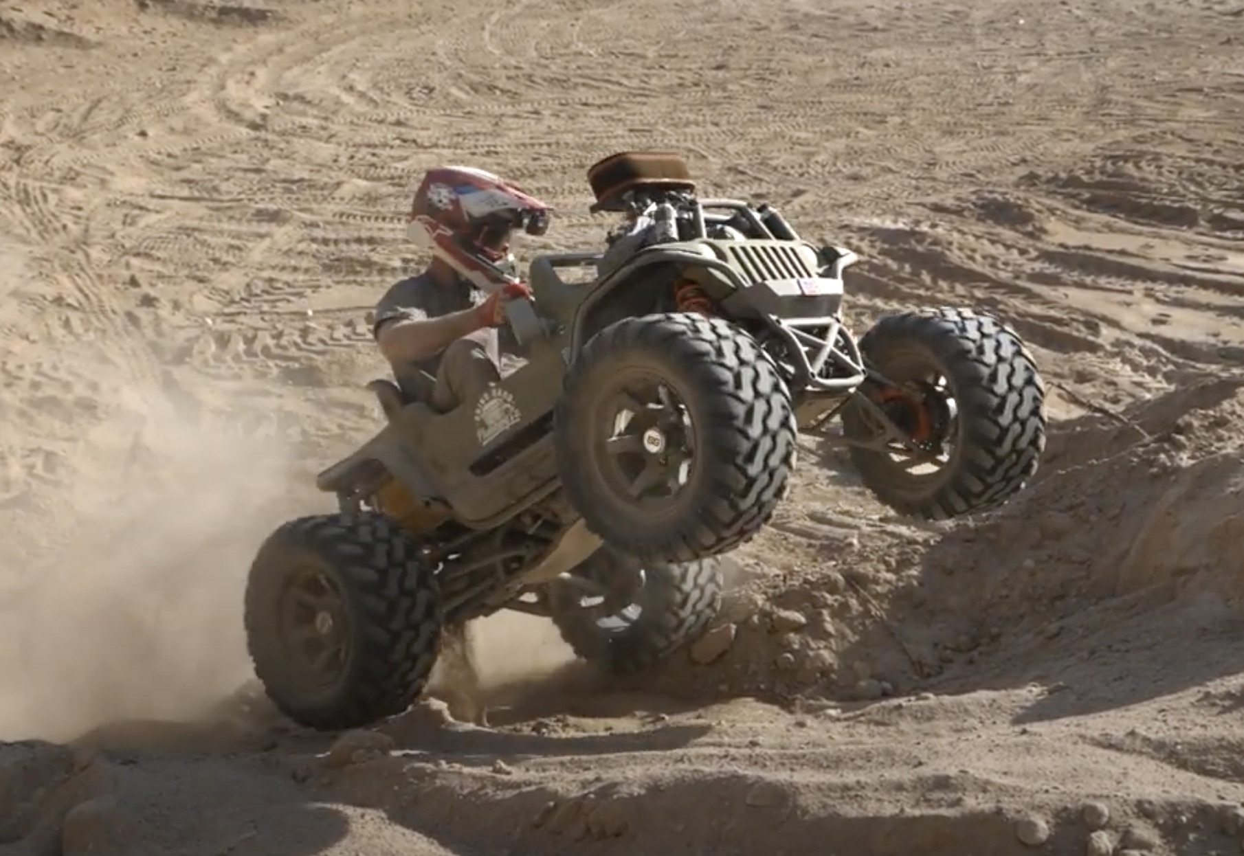 Christmas List Item #1: The 100 Horsepower Power Wheels Jeep In Action!