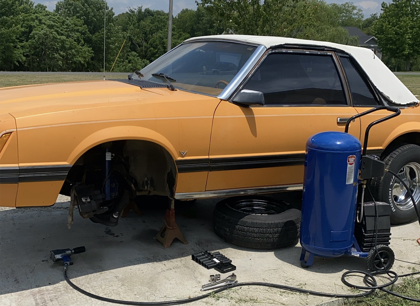 Project Great Pumpkin Mustang: The PITA Front Suspension Drama