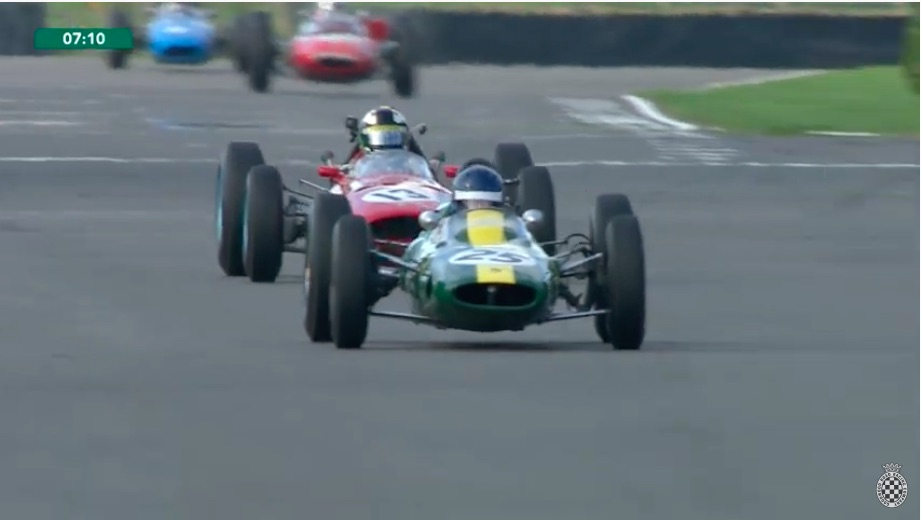 Watch A V12 Ferrari and a V8 Powered Lotus Battle At Goodwood – Jimmy Clark Drove The Lotus When It Was New!