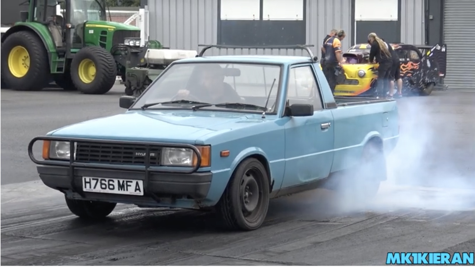 Morning Symphony: A Hyundai Pony Ute Packing Euro Ford Power