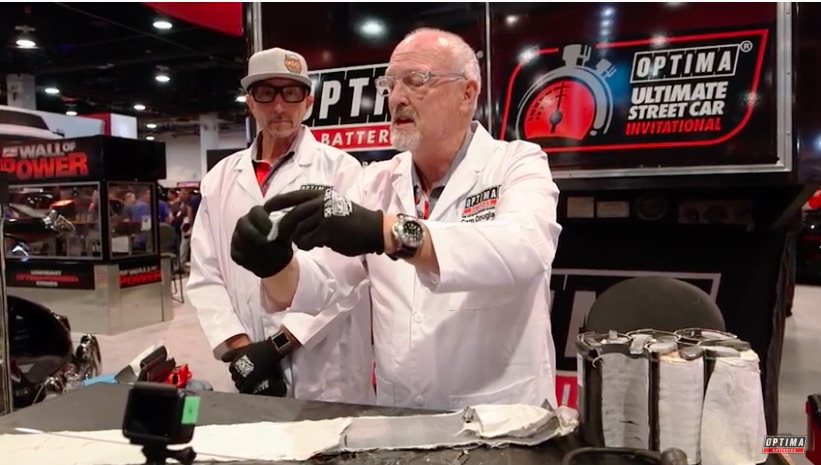 Power To Its Core: This Neat Demonstration Shows An Optima Battery Powering Its Own Deconstruction!