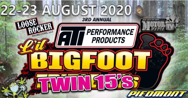 Lil Bigfoot Triple 10s Turns Into Twin 15’s Due To Weather. Free Live Streaming Drag Racing Right Here!