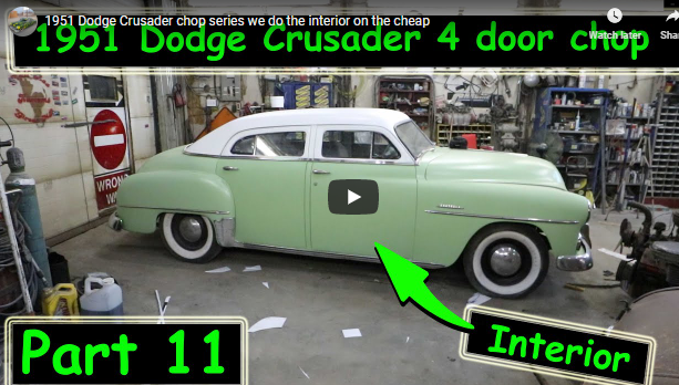 The Chop Top Dodge Crusader Gets A Cheap DIY Interior. Watch And See Just How You Can Do Your Own Interior At Home.