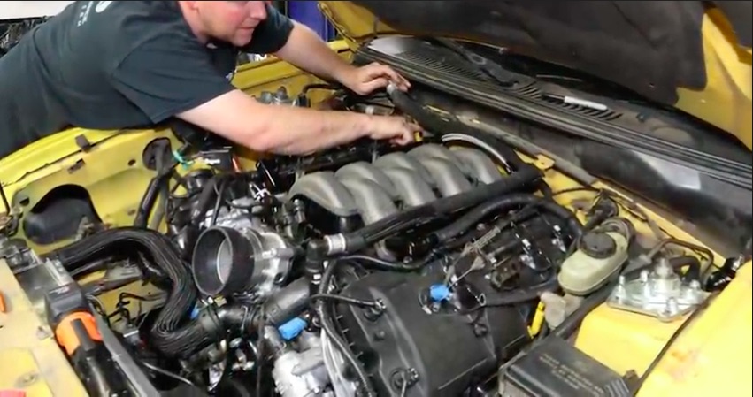 Swap Story: This Video Shows The Process Of Swapping A Coyote Into A New Edge Mustang