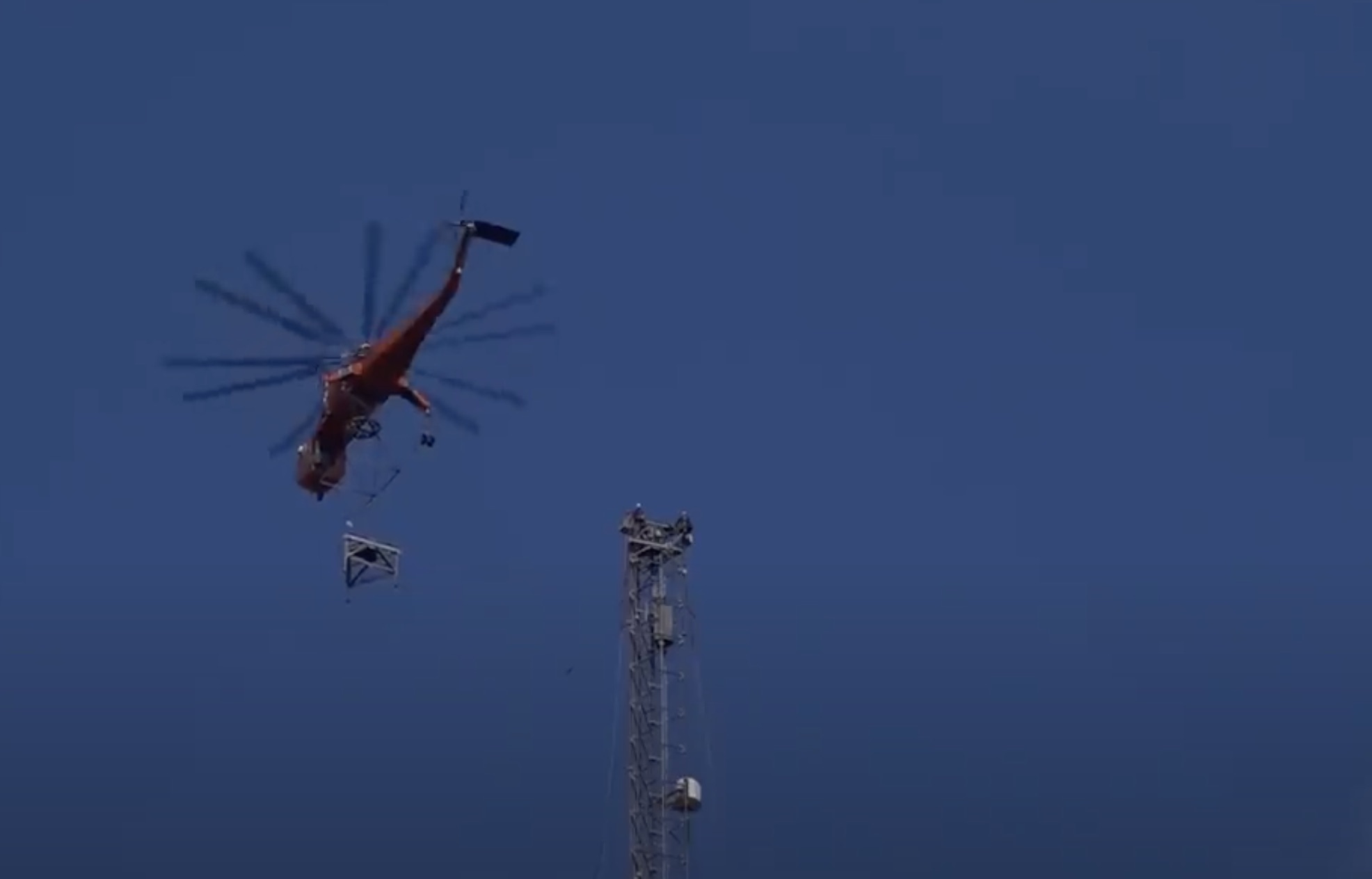 A Thousand Times No: Get A Hawk’s Eye View As A Television Antenna Gets Built