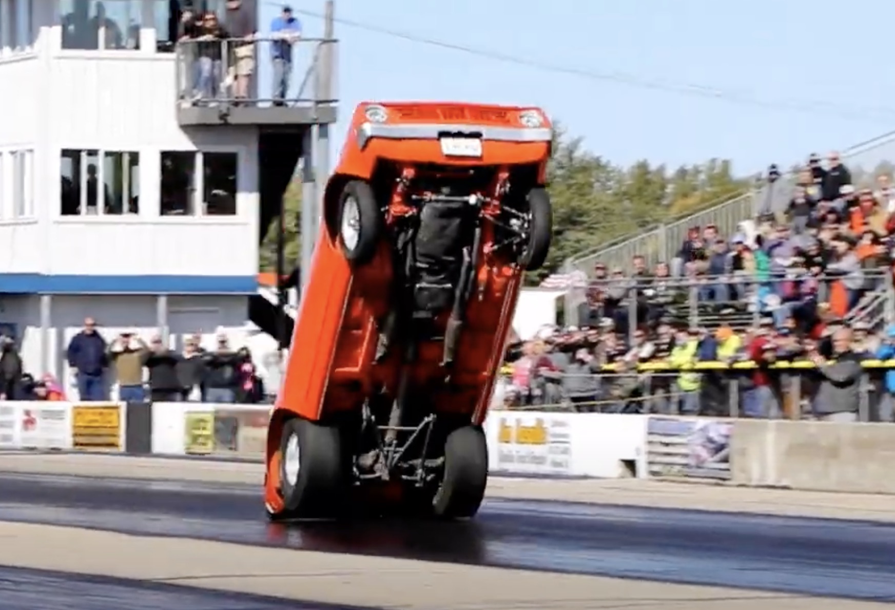 Oh, Look…A Bird: Brian Ambrosini’s Vertical Shot At The Byron Wheelstanding Competition