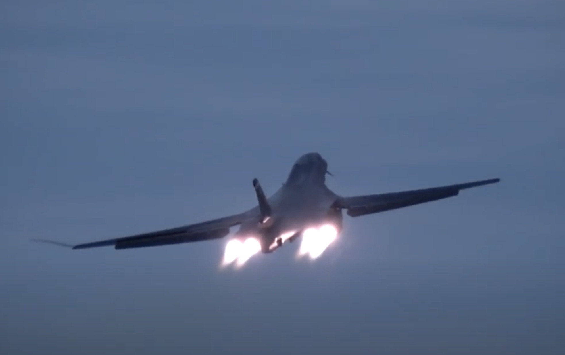 Morning Symphony: Launching The B-1B Lancer With The Candles Lit