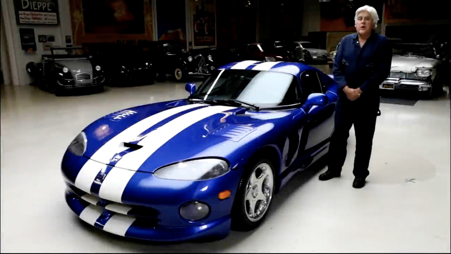 America’s Sweetheart: Leno Shows Off His 1996 Viper GTS