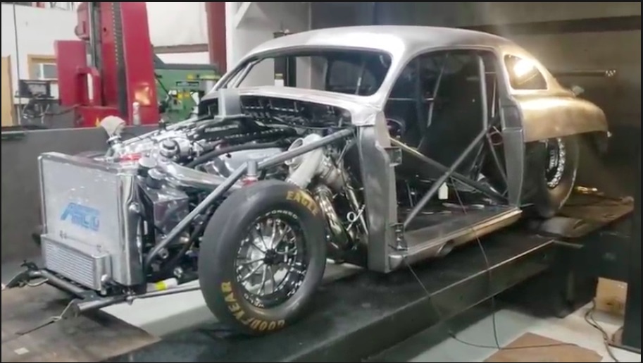 Mental Mercury: Watch This 1949 Mercury Bound For Drag Week Make 2,000 Horsepower On The Dyno!