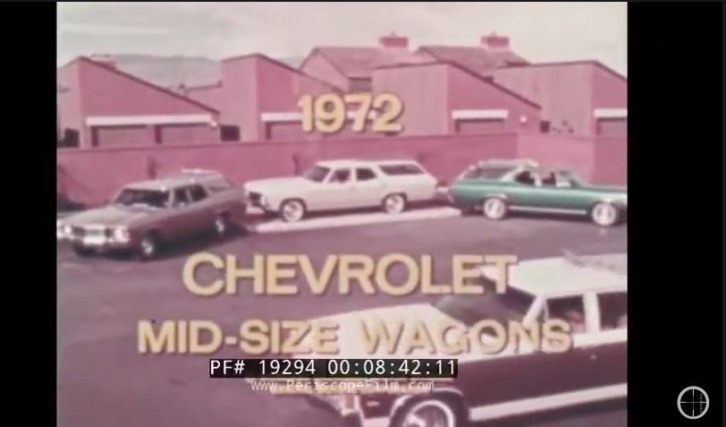 Wagons Ho! This Promotional Film Features The 1972 Chevelle and Mid-Size Chevy Wagon Line
