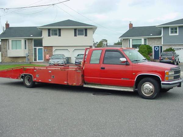 This OBS Chevrolet Hodges Ramp Truck Needs Some Love But It Runs And Drives Mint And Will Haul Your Hot Rods