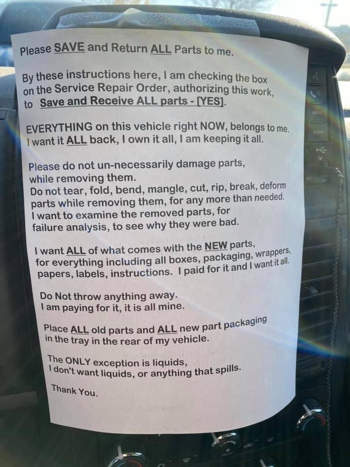 If You Are This Angry With Your Dealership, Find A New One, Or Learn To Work On Your Own Junk!