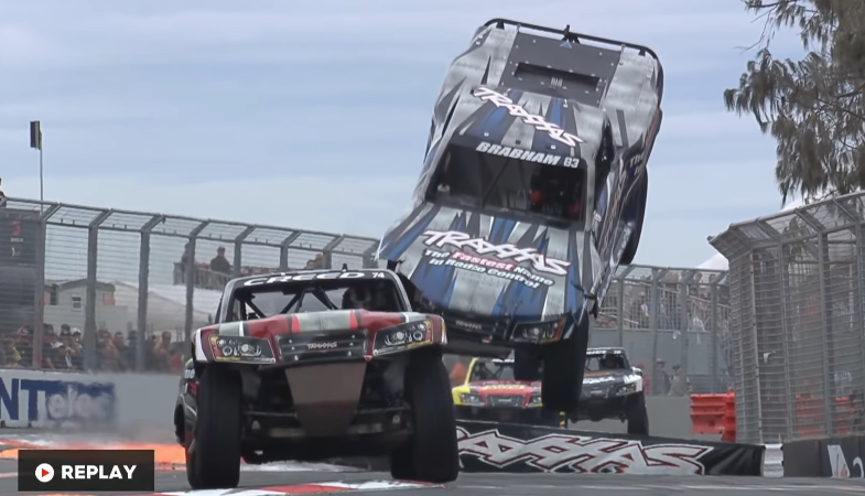 EPIC Huge Air From Stadium Super Trucks On The Streets Of Australia!