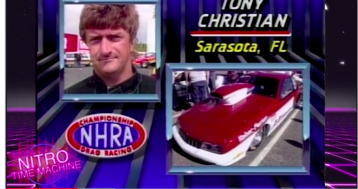 Remembering A Character: Watch The Late Tony Christian Thump Them All In Pro Stock In 1988