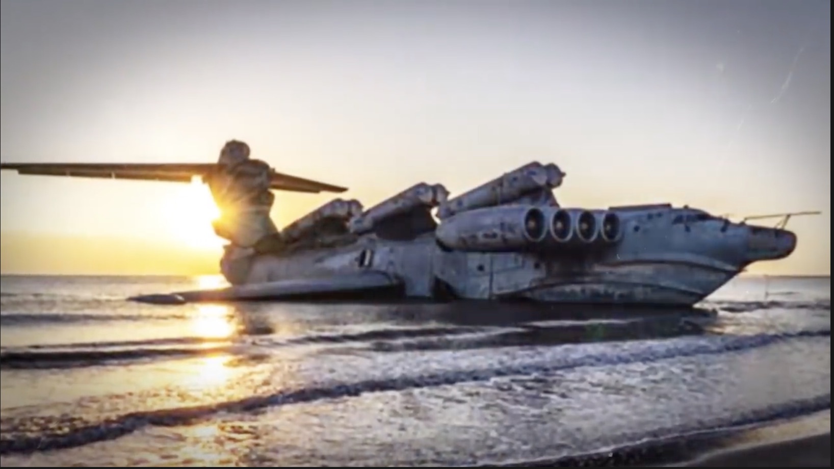 No Trespassing: The LUN-Class Ekranoplan, Abandoned On The Beach