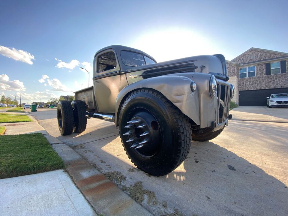 This Rad 2-ton 1946 Ford Truck Makes One Hell Of A Regular Pickup That Will Scare The Neighbors