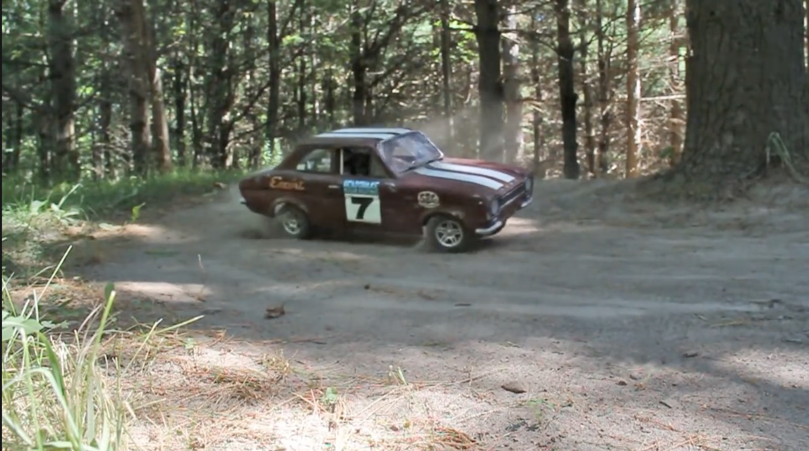 Classic YouTube: Backyard Rallying With A Scaled-Down Ford Escort Mk1