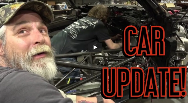 Monza Visits Larry Larson At Larson Race Cars To See How The Street Outlaws Sinister Split Bumper Upgrades Are Coming Along