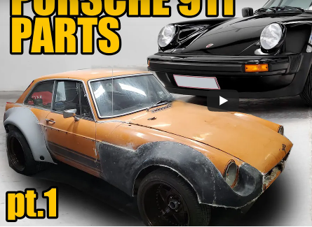 Widebody Your Whip! Watch This MGB Get A Porsche Wide Body Kit At Home!