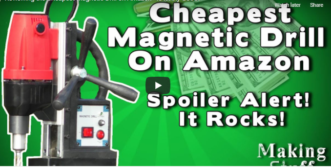 Is The Cheapest Magnetic Base Drill On Amazon Worth A Crap? Watch And Find Out!