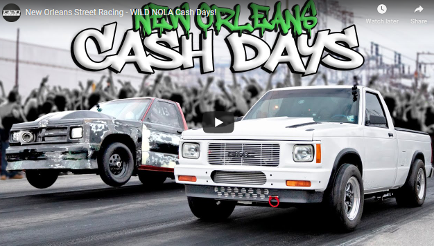 Cash Days New Orleans Video Coverage Right Here! Wheels Up Street Racing In The South At Da Pad!